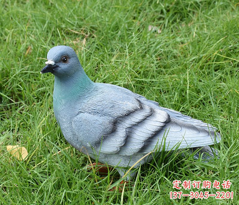 广西大型高雅和平鸽雕塑