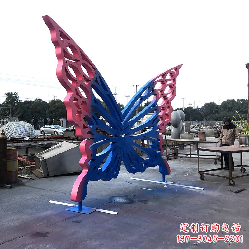 广西不锈钢蝴蝶雕塑