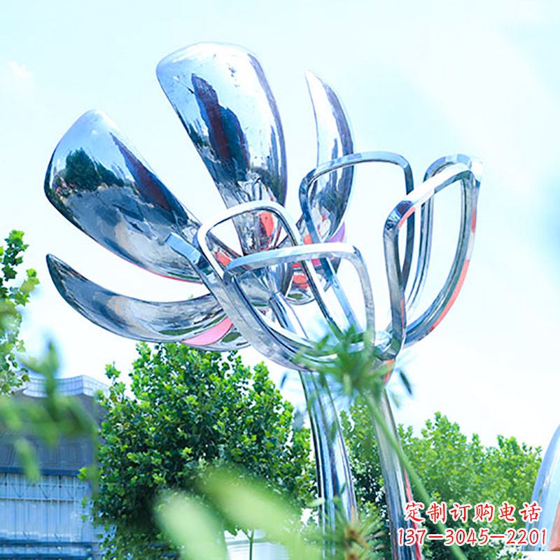 广西精美不锈钢玫瑰雕塑