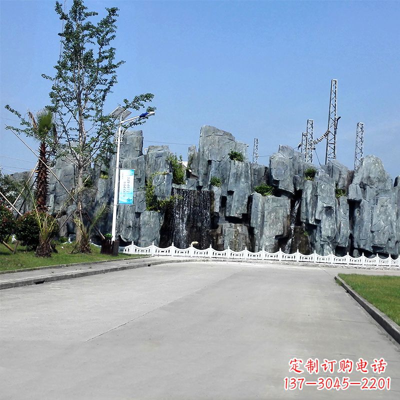 广西大型塑石假山雕塑