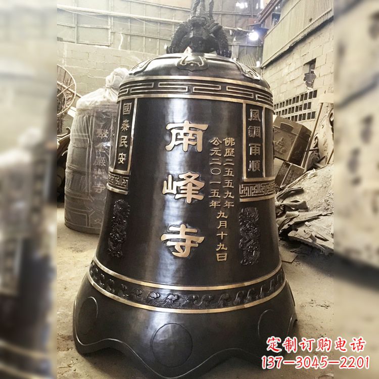 广西大型铜钟雕塑,用精湛工艺刻画出非凡品质