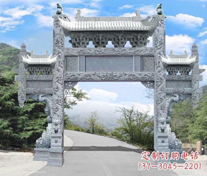 广西精美牌坊雕塑