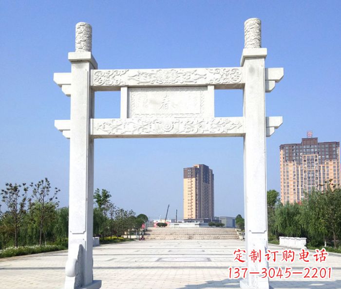 广西石牌楼雕塑——精美的浓缩艺术