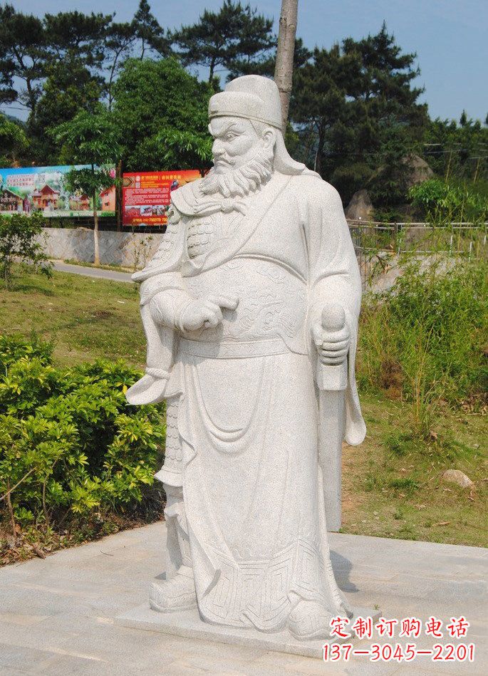 广西道教神像钟馗石雕