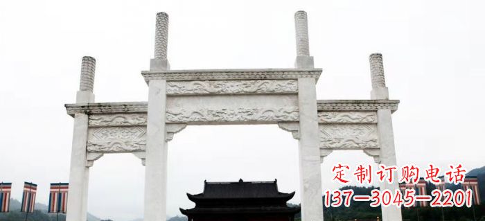 广西道路大理石牌坊 (3)