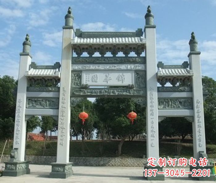 广西牌坊雕塑艺术品定制精品