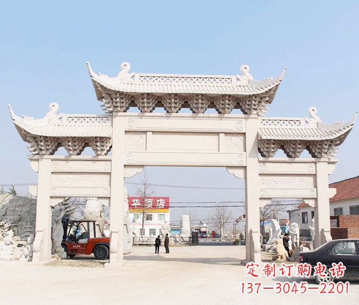 广西精美牌坊雕塑