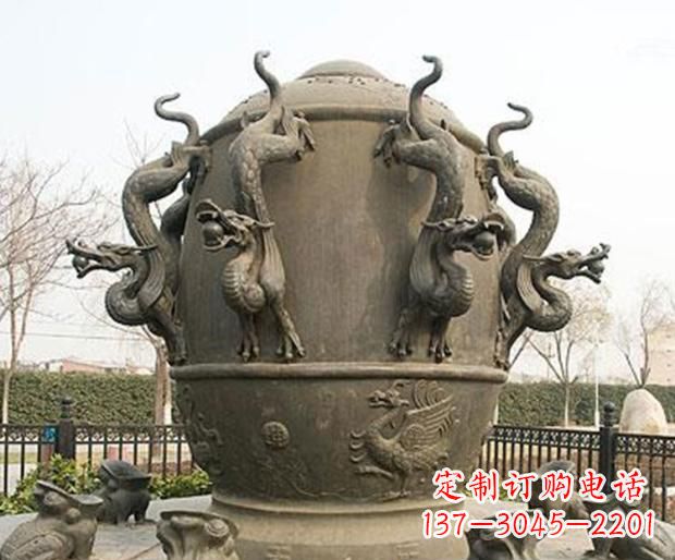 广西地动仪景观铜雕