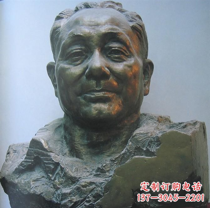 广西邓小平名人胸像铜雕