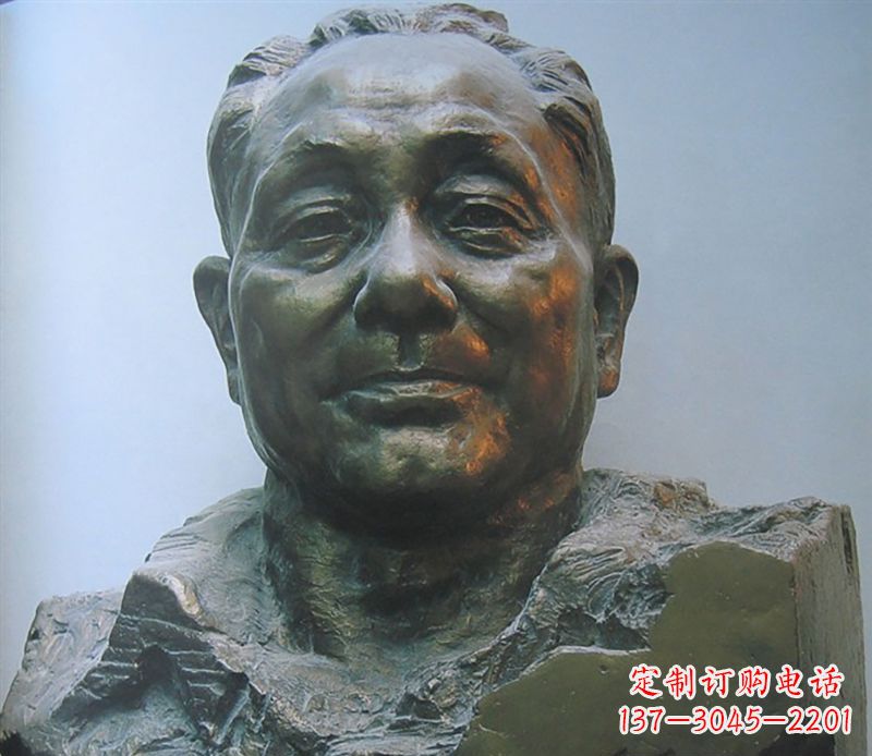 广西邓小平铜伟人校园名人铜雕