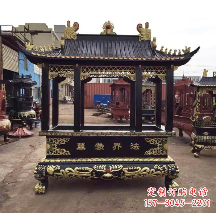 广西雕龙铜香炉