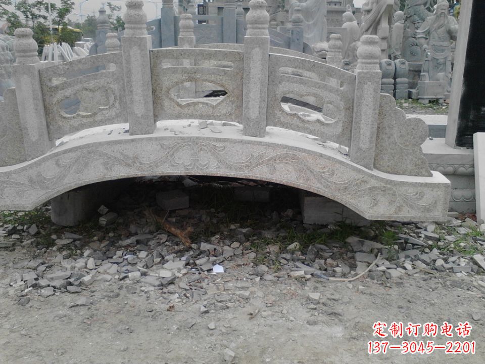 广西雕刻小型石桥 拱形石雕桥园林 庭院专用_198