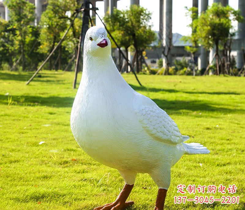广西雕塑和平鸽