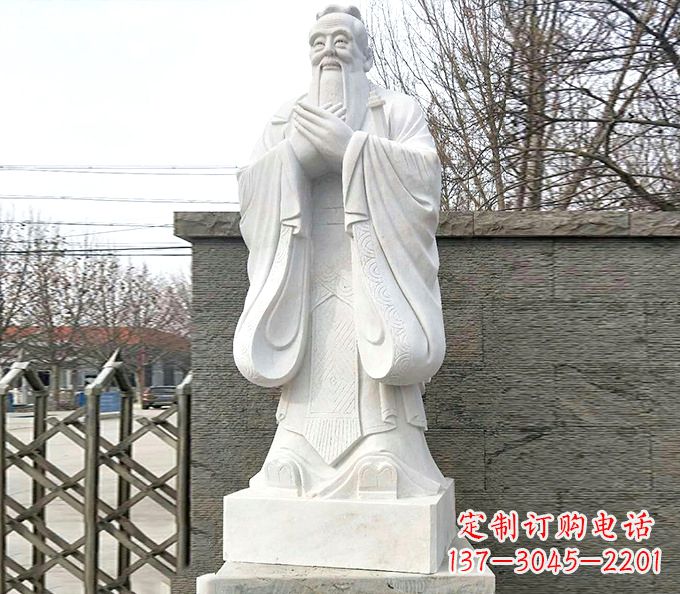 广西传统文化艺术——精美孔子雕塑