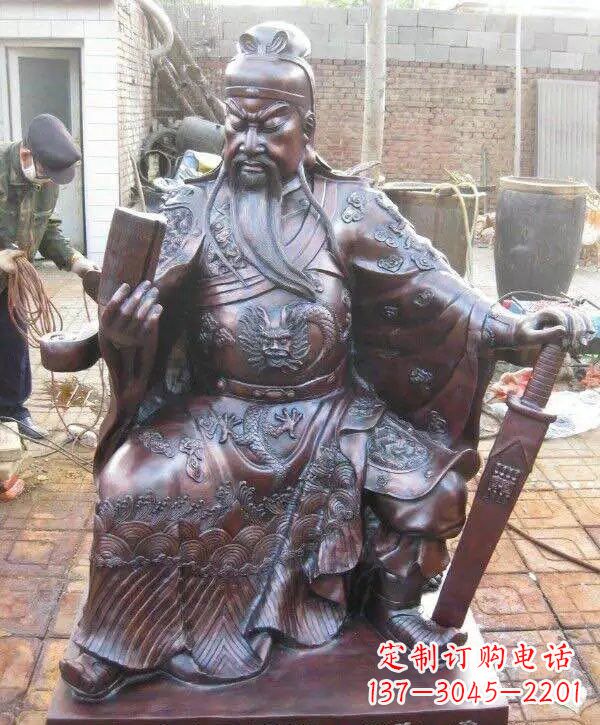 广西关公铜雕——象征着一份久远精神的传承