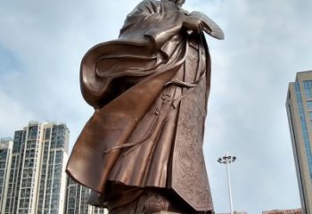 广西珍贵的雕塑艺术--诸葛亮卧龙先生