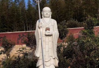 广西大型地藏王佛像石雕景观雕塑