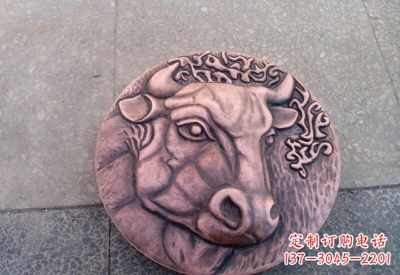 广西锻铜十二生肖兽首雕塑