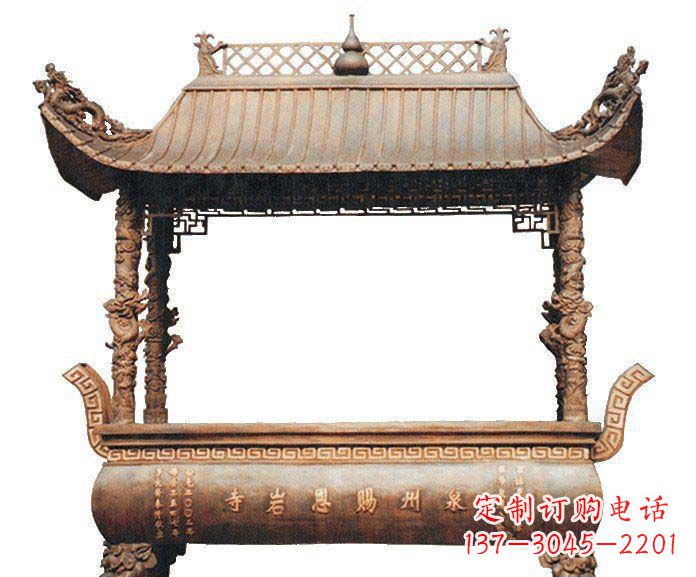 广西精美香炉铜雕