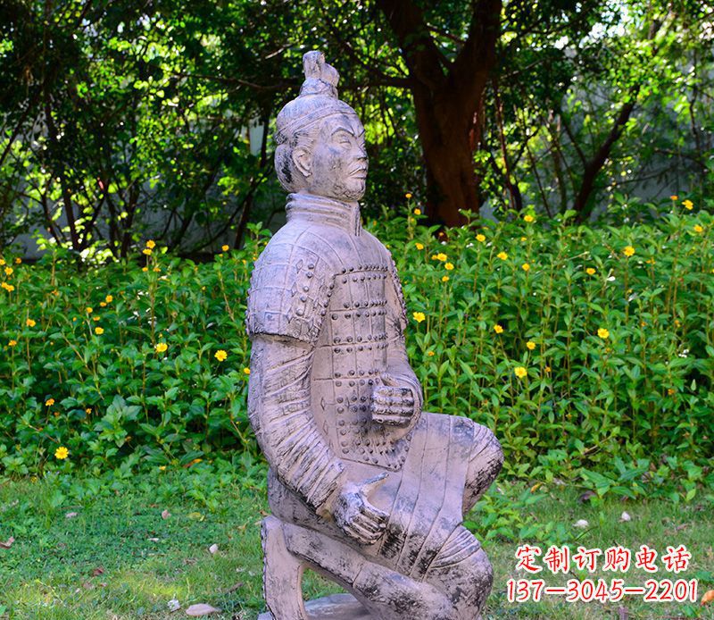 广西传统文化经典--仿古兵马俑雕塑