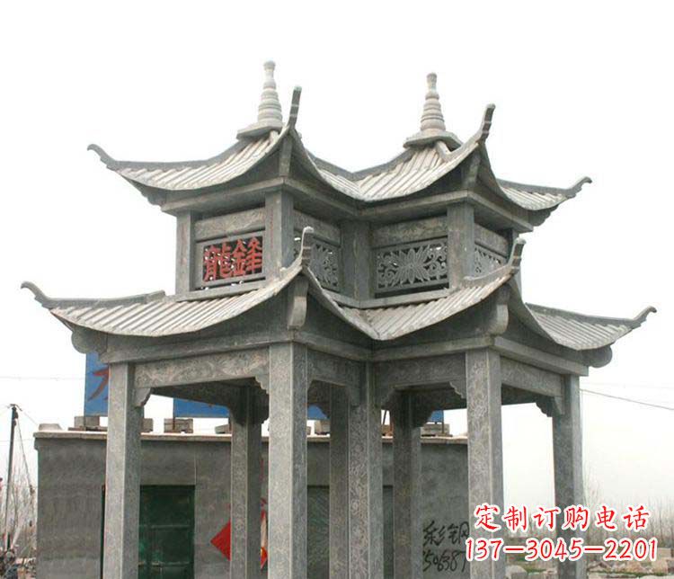 广西仿古凉亭石雕