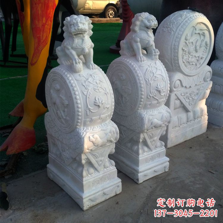 广西仿古门墩石雕塑,让您的家园更加精致