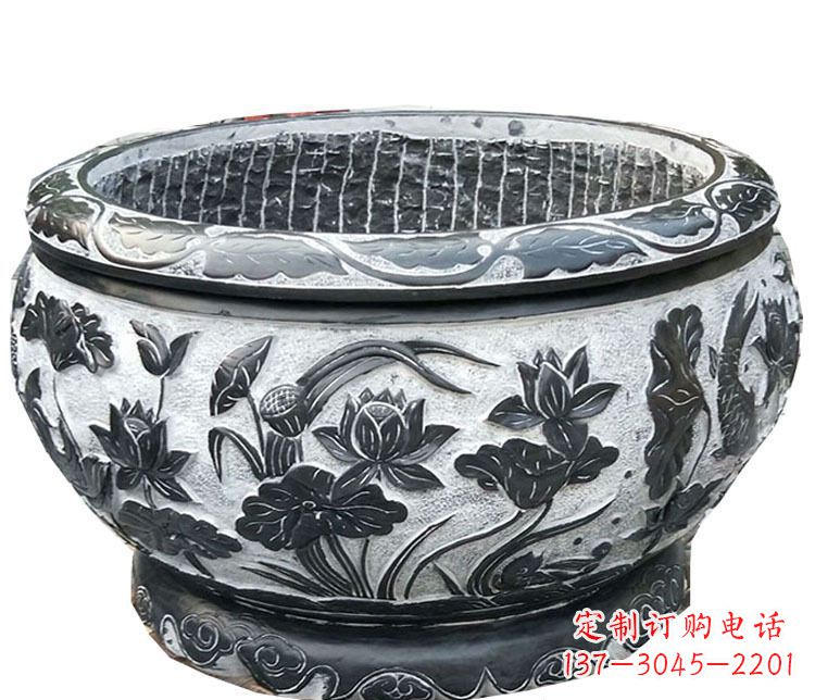广西传承古典,精致仿古庭院花盆雕塑