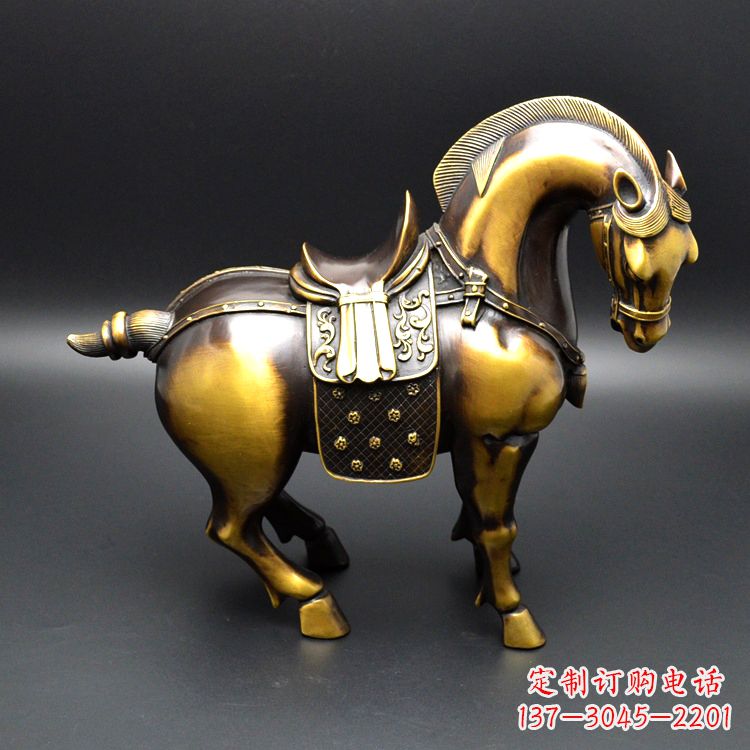 广西精美仿古铜马雕塑