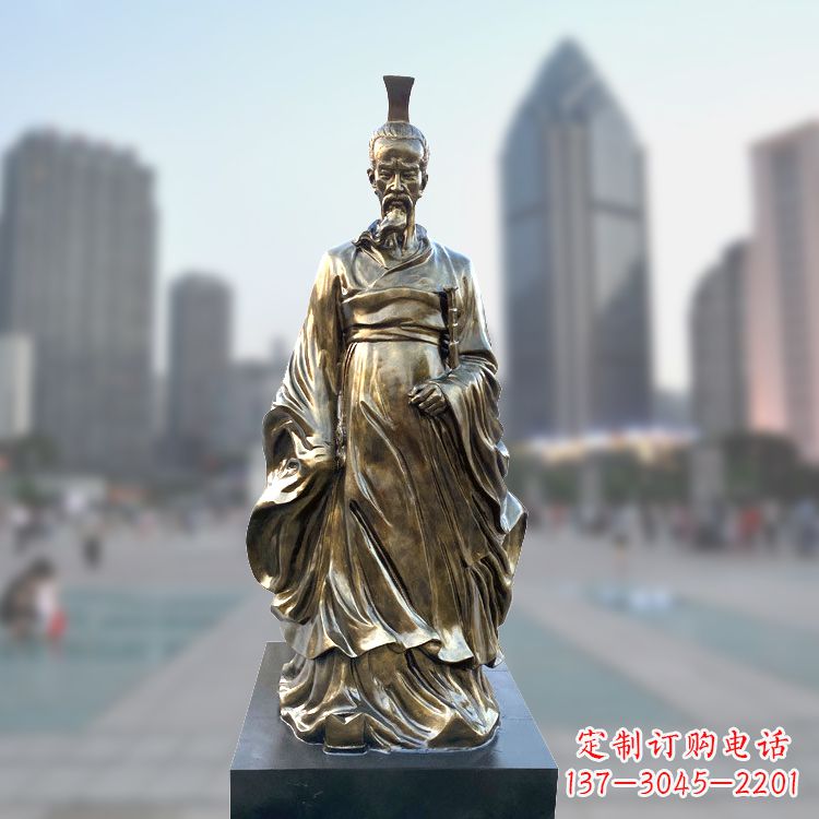 广西专业定制屈原雕像