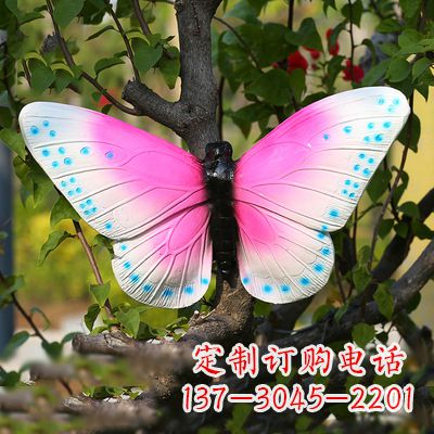 广西粉红蝴蝶塑像——引领你的精灵之旅