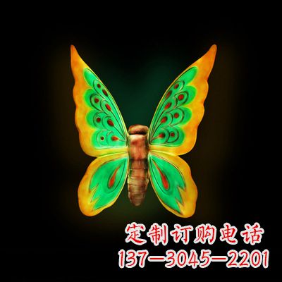 广西仿真蝴蝶_小号绿色发光款37x48x20