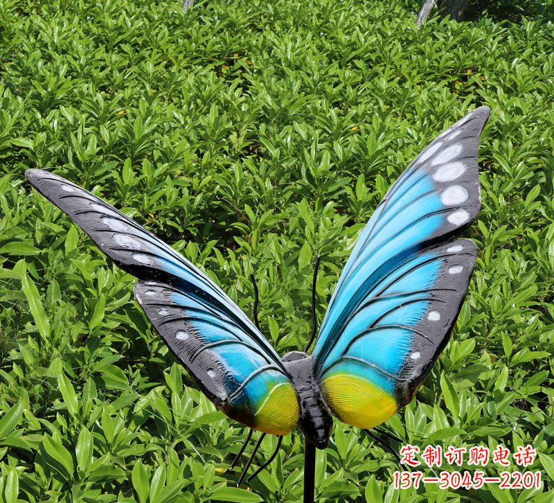 广西玻璃钢蝴蝶雕塑