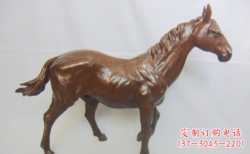 广西仿真马铸铜动物雕塑