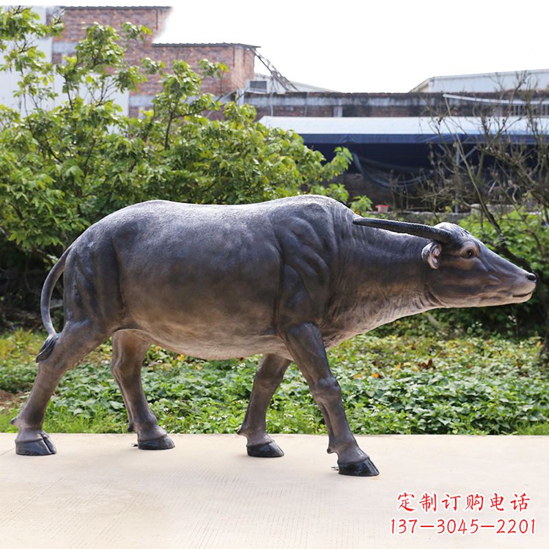 广西高品质仿真水牛雕塑