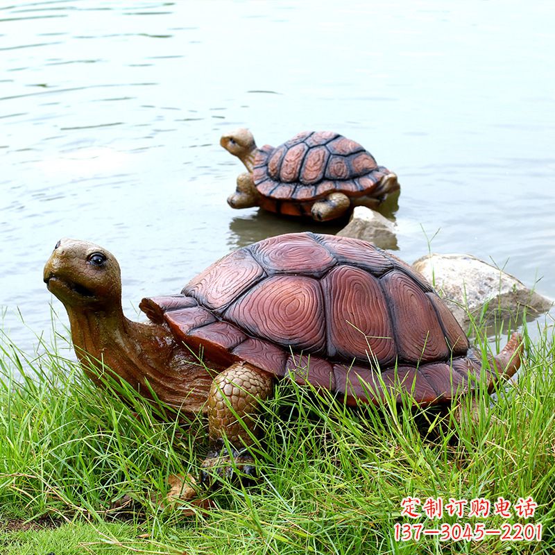 广西精美乌龟雕塑,点亮您的池塘水景