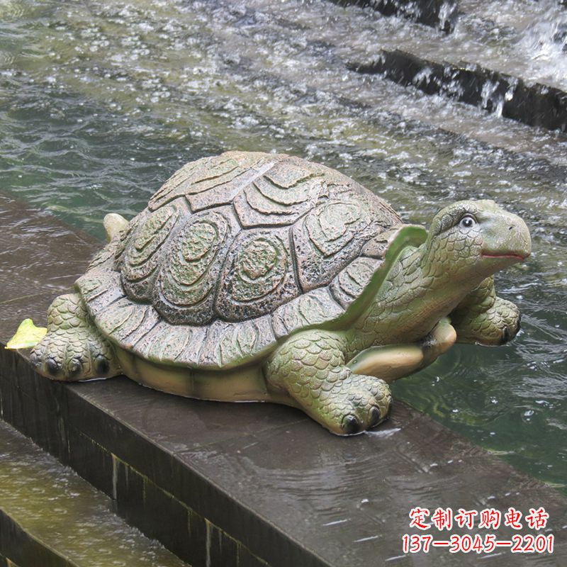 广西艺术精美 含蓄细腻的乌龟雕塑摆件