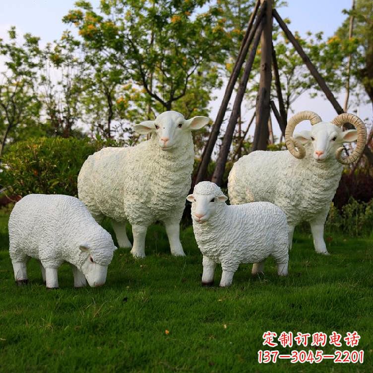 广西精美玻璃钢动物雕塑