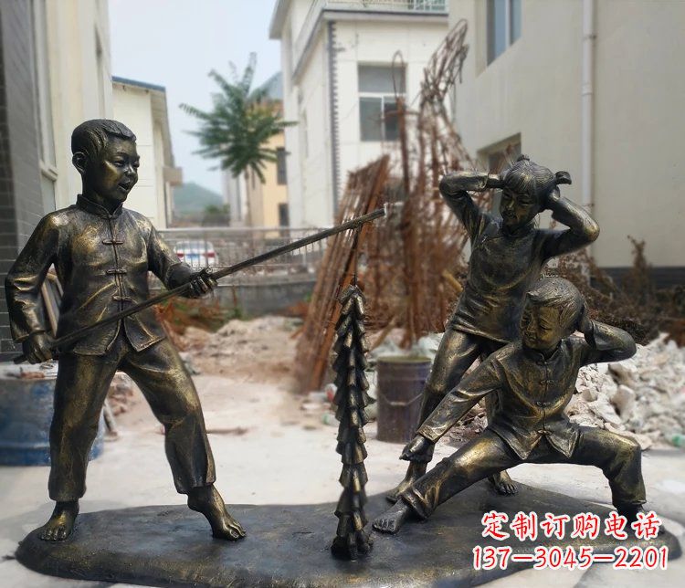 广西精美儿童铜雕,为孩子们带来欢乐