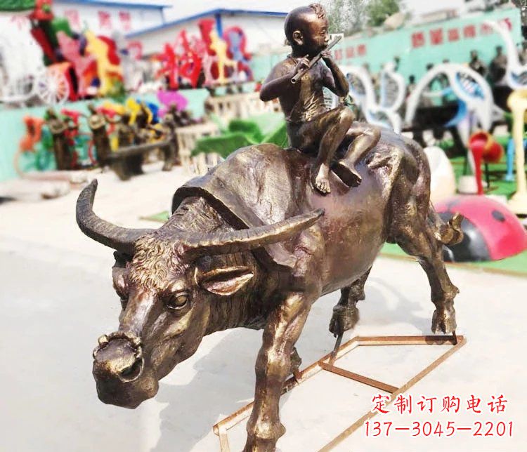 广西牛郎雕塑精美绝伦的铜雕艺术