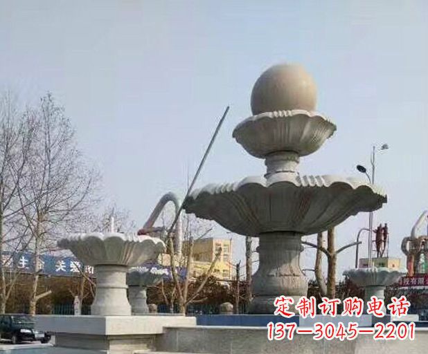 广西风水球大型喷泉石雕