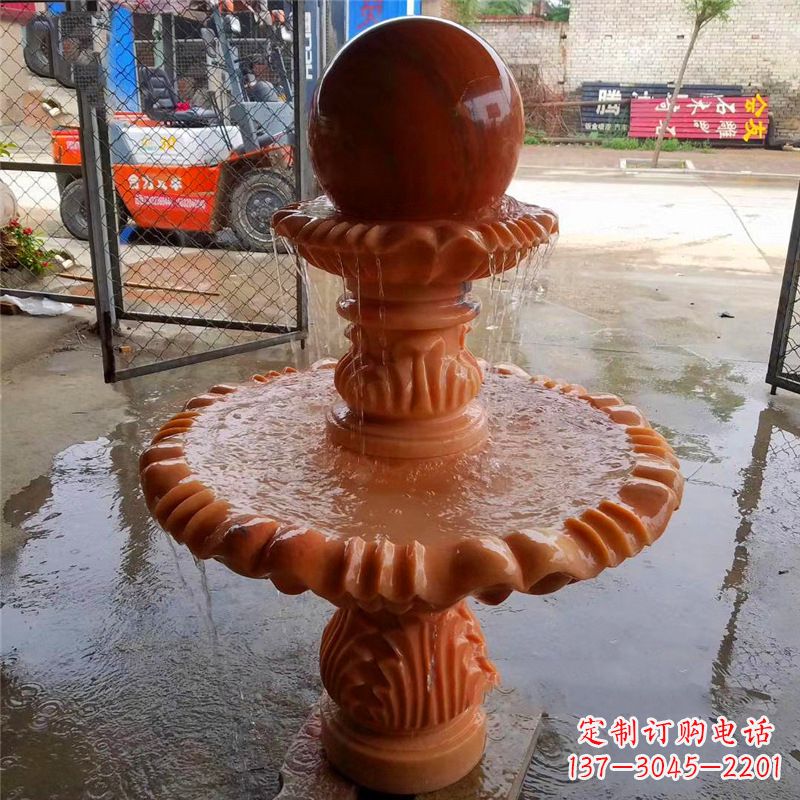 广西风水球石头雕塑