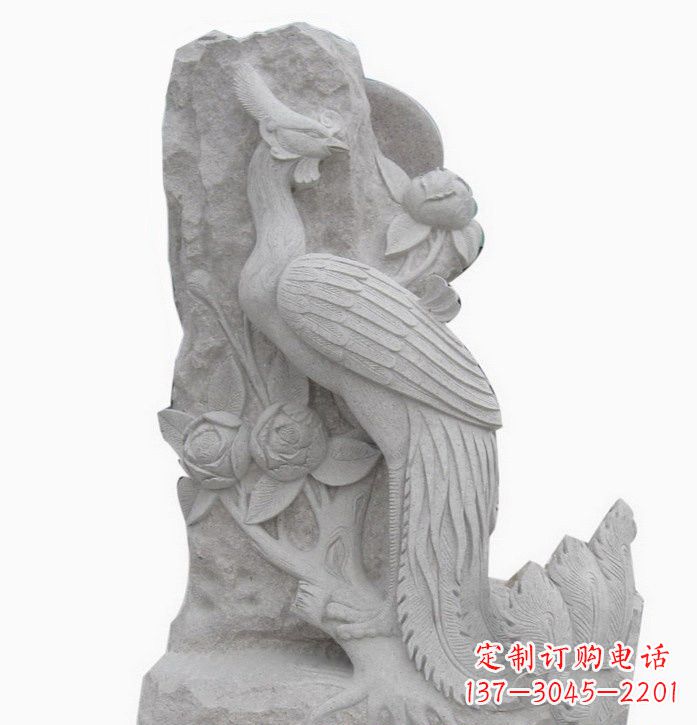 广西凤凰牡丹石雕222