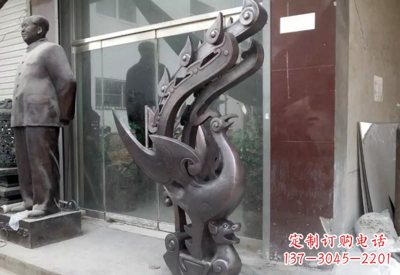 广西凤凰貔貅铜雕
