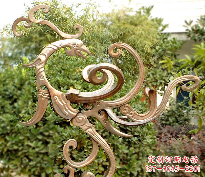 广西凤凰铜雕