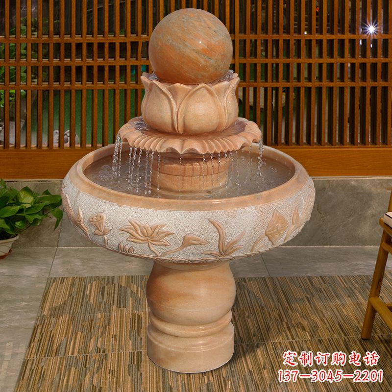 广西涪陵石雕风水球