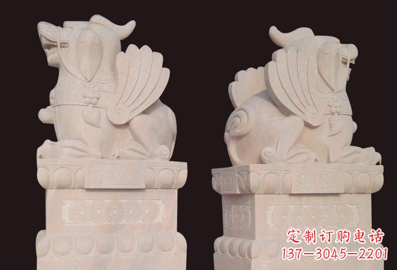 广西福星象征吉祥幸福高照貔貅石雕