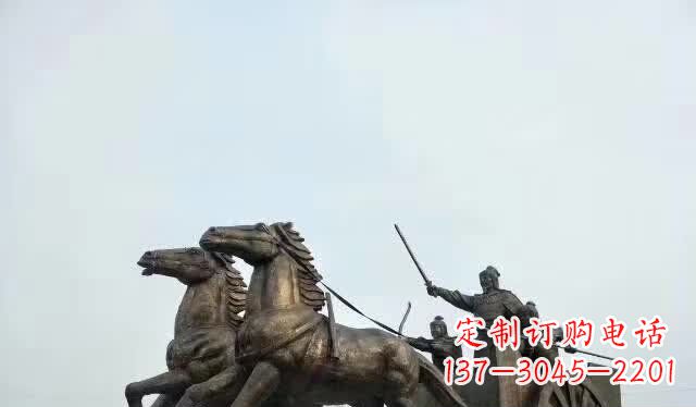 广西文艺复兴风格马车雕塑
