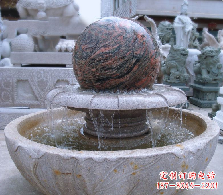 广西时尚精致·水流喷泉雕塑