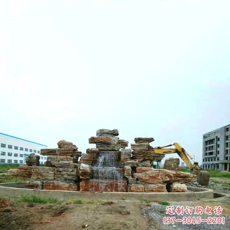 广西高雅精致的千层石假山雕塑