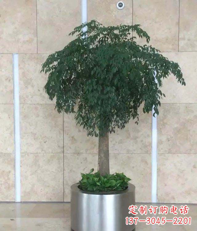 广西特色铜质花盆装饰雕塑
